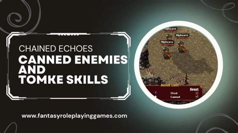 chained echoes tomke skills|Tomkes skill